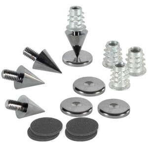 Main product image for Dayton Audio DSS2-BC Black Chrome Spike Set 4 Pcs. 240-660